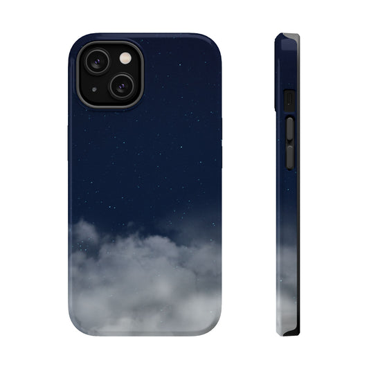 Night Sky Magnetic Impact-Resistant Phone Case — Foggy Cloud Design