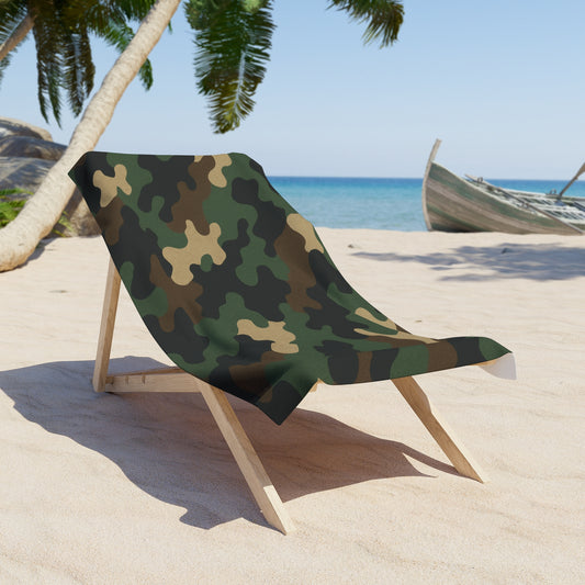 Camouflage Beach Towel, Summer Essentials, Poolside Accessory, Military Theme Towel, Outdoor Fun, Gift for Beach Lovers