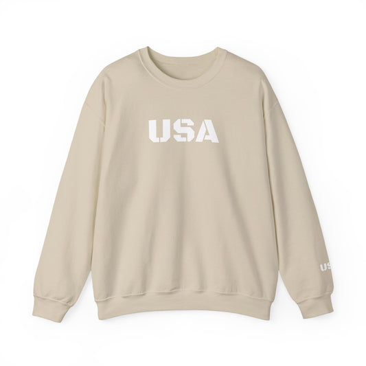 Cozy USA Unisex Crewneck Sweatshirt | Perfect Layering Piece for Every Season | Great Gift for Him/Her | Trendy Style for Casual Outings