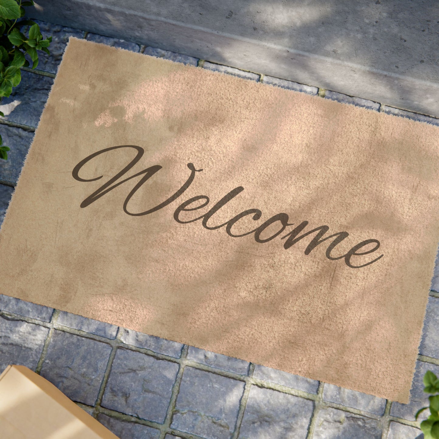 Welcome Doormat - Cozy Home Entry Rug, Perfect for Housewarming, Holiday Decor, Indoor/Outdoor Use, Customizable Gift - TRV