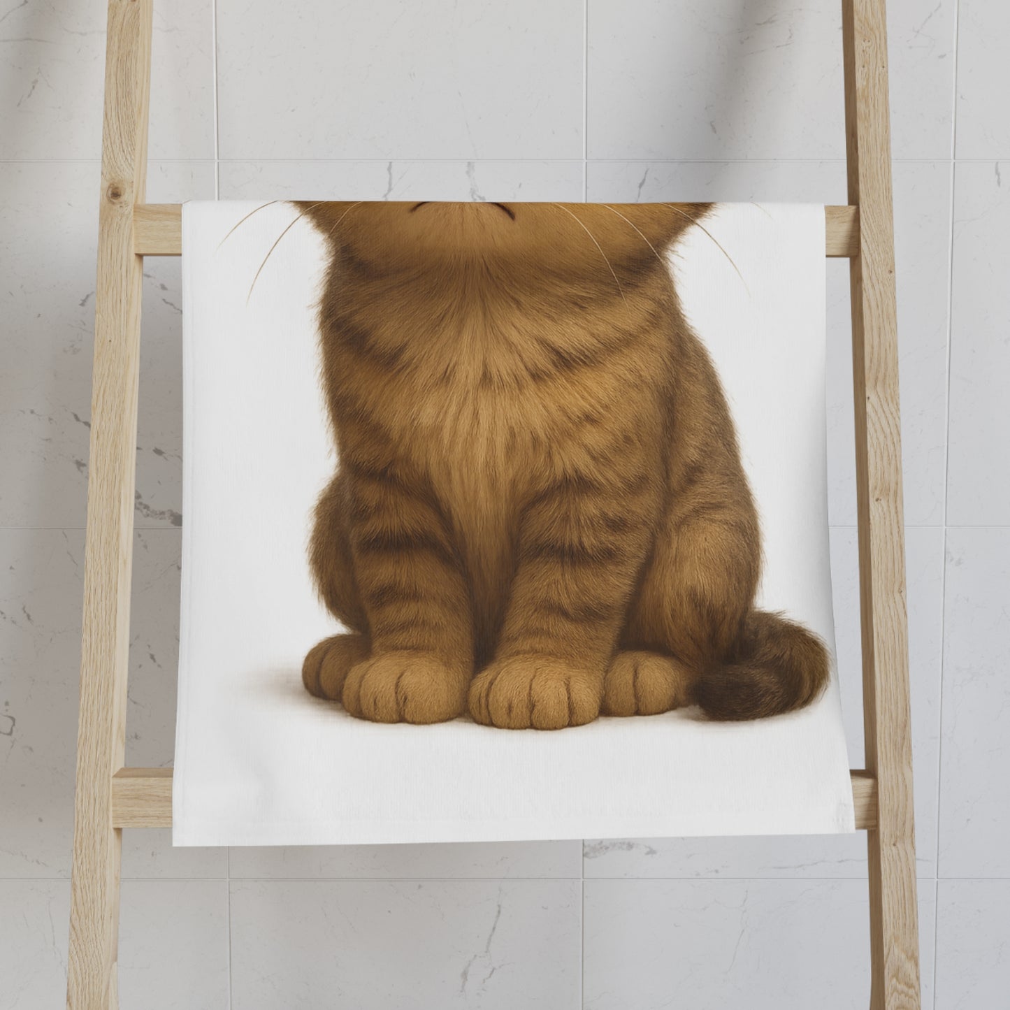 Cute Cat Hand Towel - Adorable Kitchen Decor, Pet Lover Gift, Funny Cat Towel, Cat-Themed Home Essentials, Animal Lover's Gift