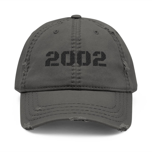 Vintage Embroidered Dad Hat - Distressed Cap for Casual Style, Gift for Him, 2002 Throwback, Birthday Cap, Trendy Accessories - TRV