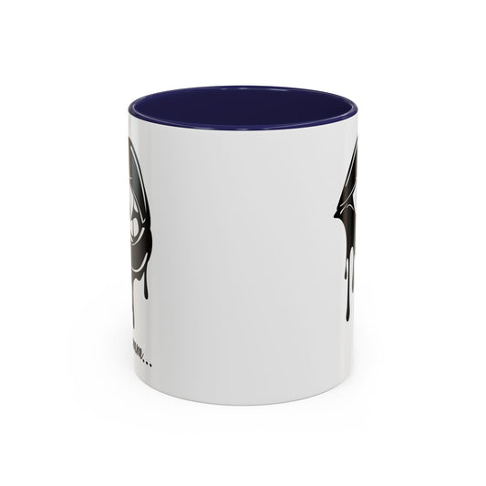 Dripping Lip Coffee Mug – "hmm..." Accent Ceramic Mug (11/15oz)