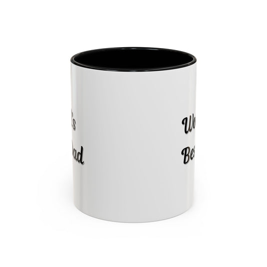 Father's Day Accent Mug, Best Dad Coffee Cup, Father's Day Gift, Novelty Mug, Ceramic Mug, Father's Day Present