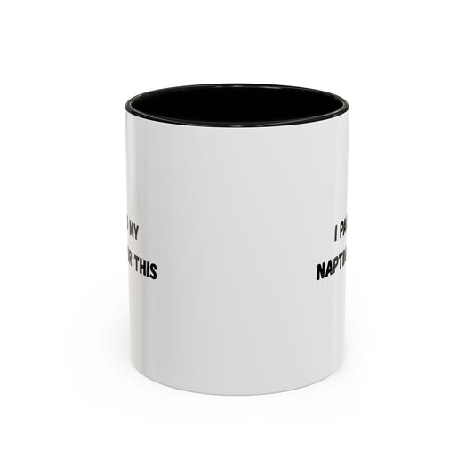 Humorous Coffee Mug | I Paused My Naptime For This | Perfect Gift for Busy Moms, Teachers, or Coffee Lovers