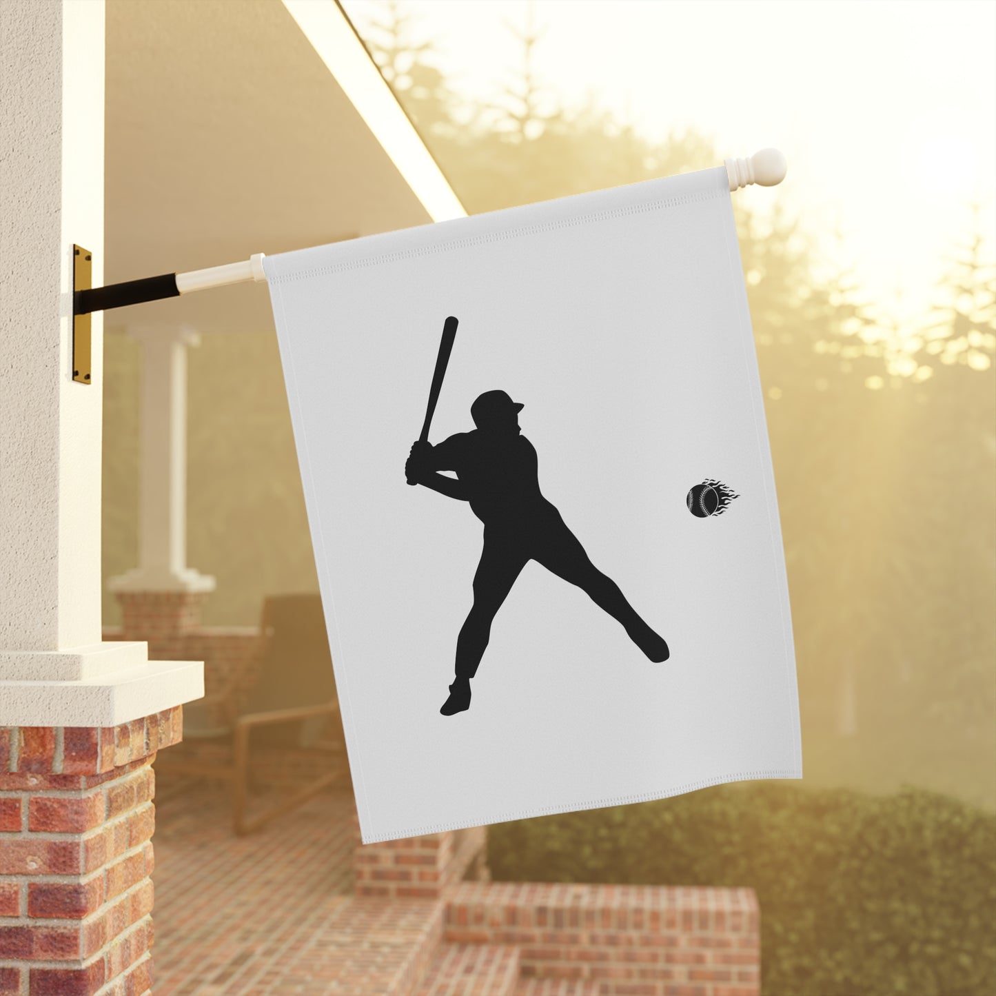 Baseball Garden Flag - Sports Decor, Outdoor Banner, Home & Garden Decoration, Personalized Gift, Baseball Theme - TRV