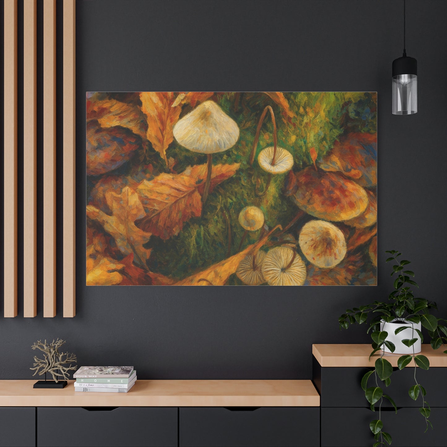 Autumn Mushrooms Canvas - TRV