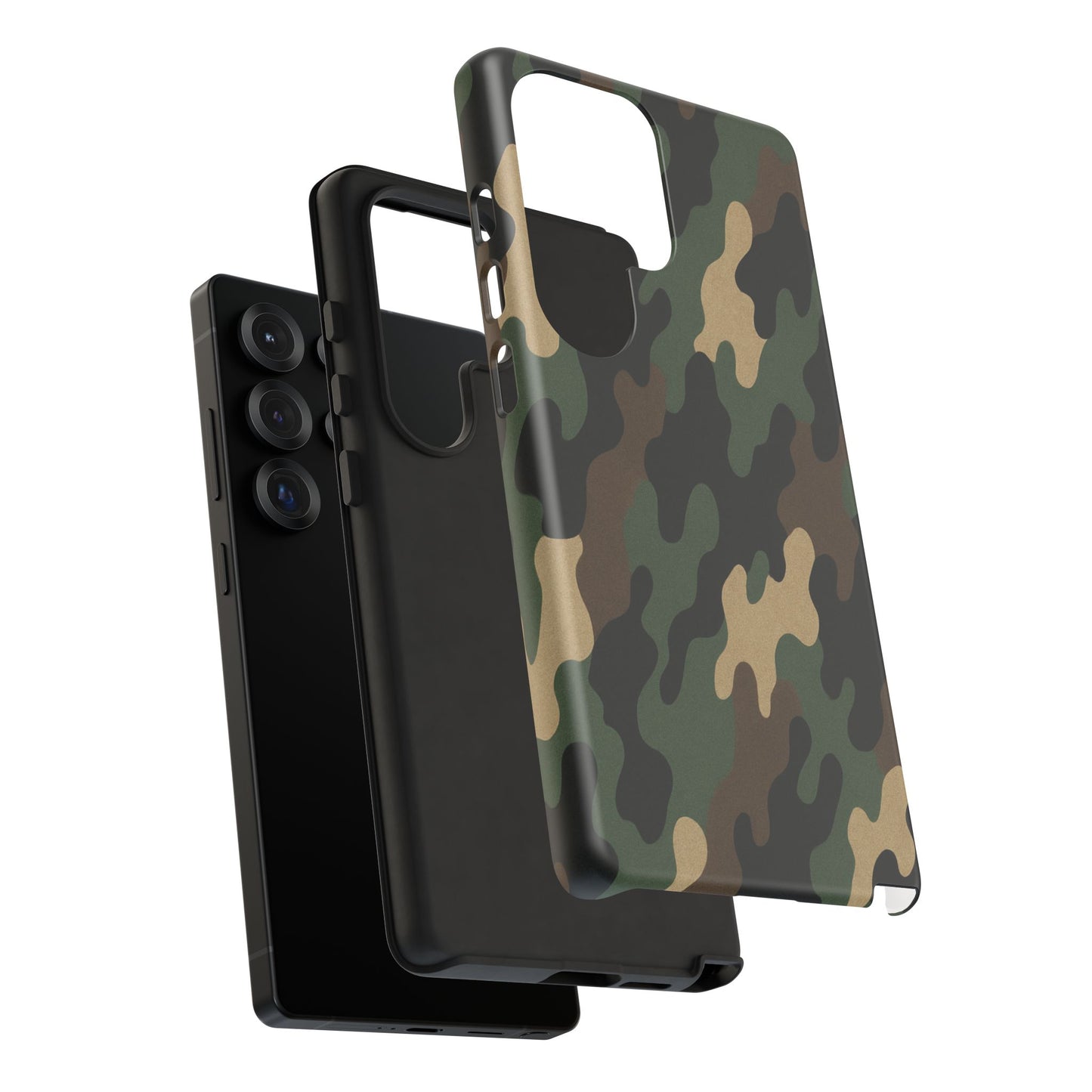 Camouflage Phone Case, Tough Cases, Military Style, Unique Phone Accessories, Gift for Him, Durable Phone Cover - TRV
