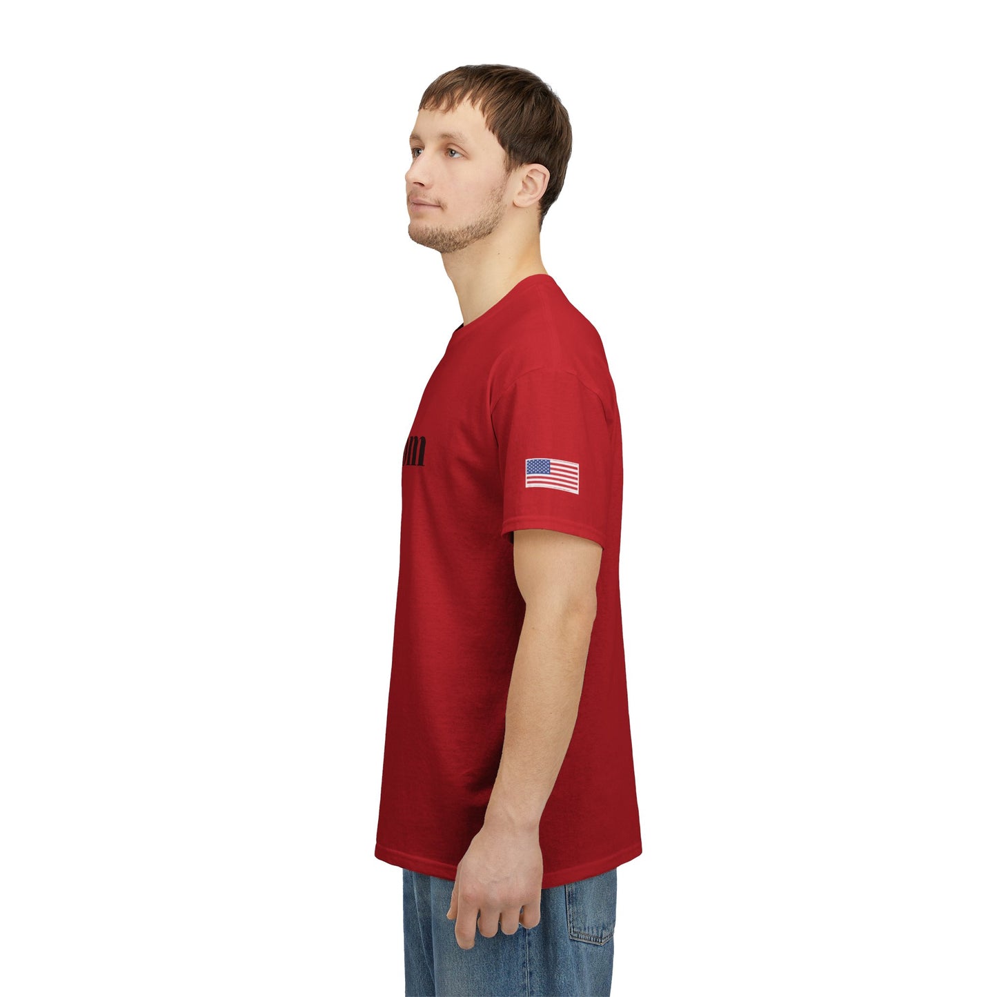 Freedom script tee | T-Shirt, American flag sleeve - TRV