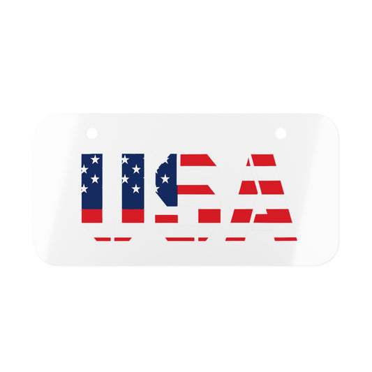 USA Mini License Plate | Vintage Americana Decor, Car Accessories, Personalized Gifts, Home & Garden Decor, Patriot's Day - TRV