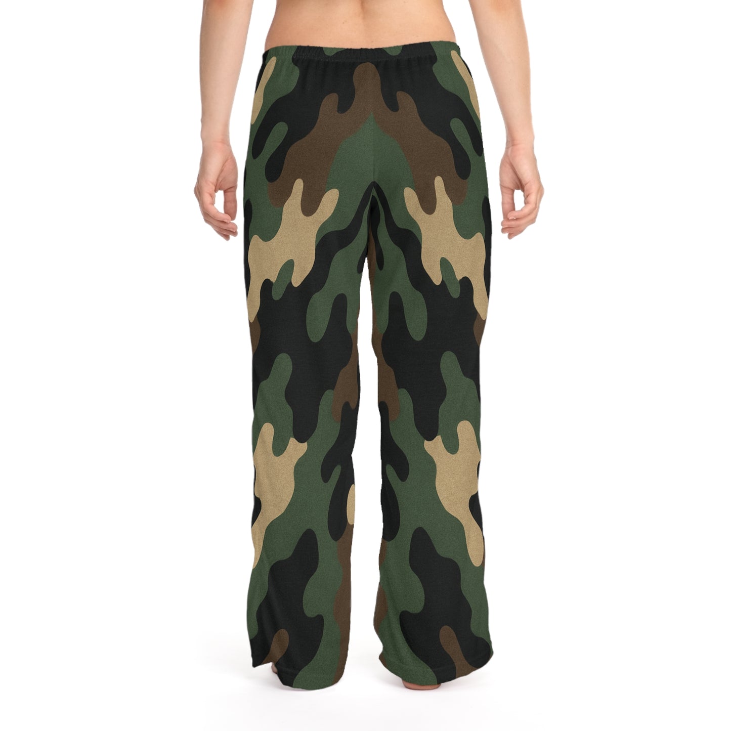 Camo Print Women's Pajama Pants | Comfortable Sleepwear for Relaxing Nights, Gift for Her, Cozy Lounge Pants, Stylish Loungewear, Camo PJs - TRV