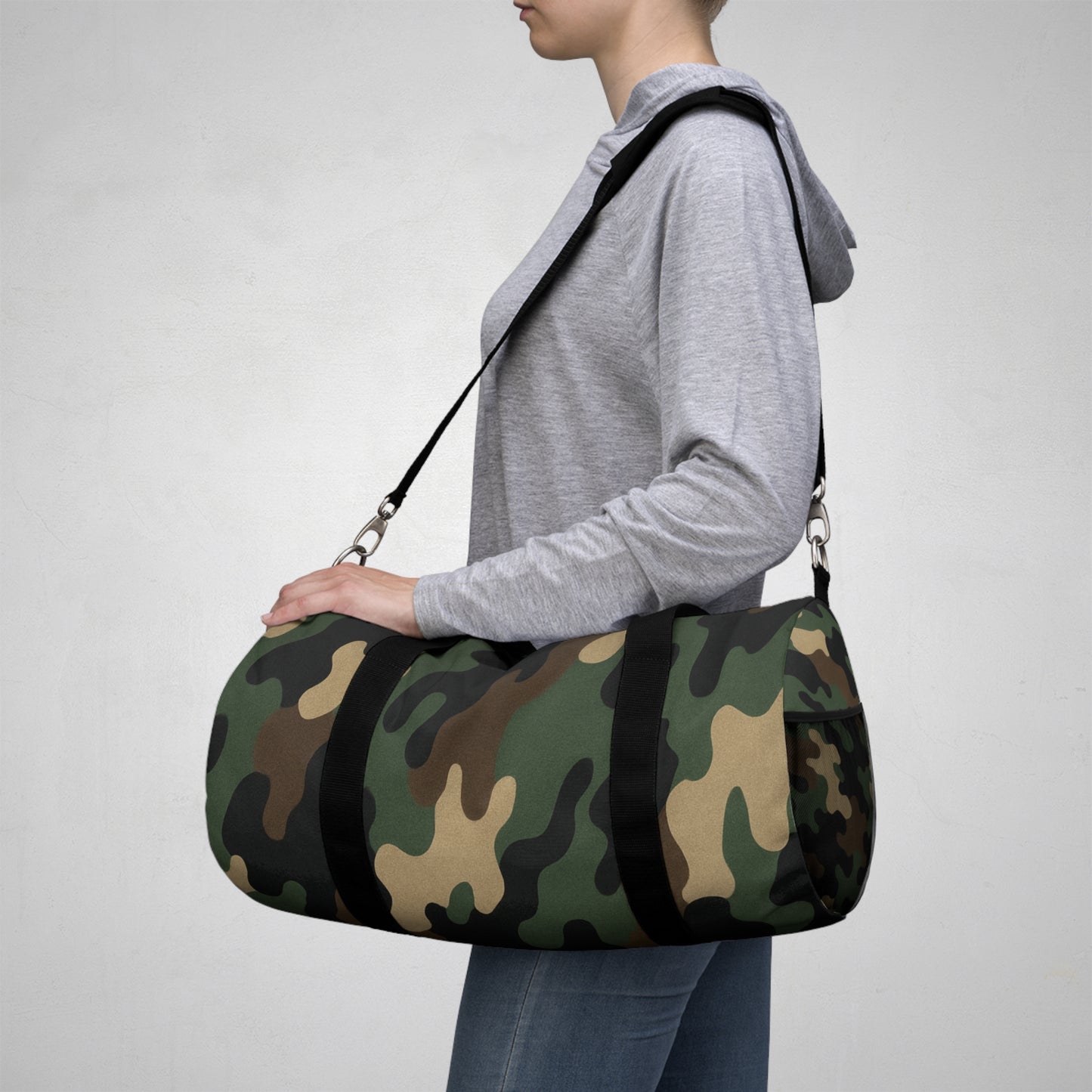 Camouflage Duffel Bag | Adventure Gear, Gym Bag, Travel Bag, Weekend Bag, Stylish Tote