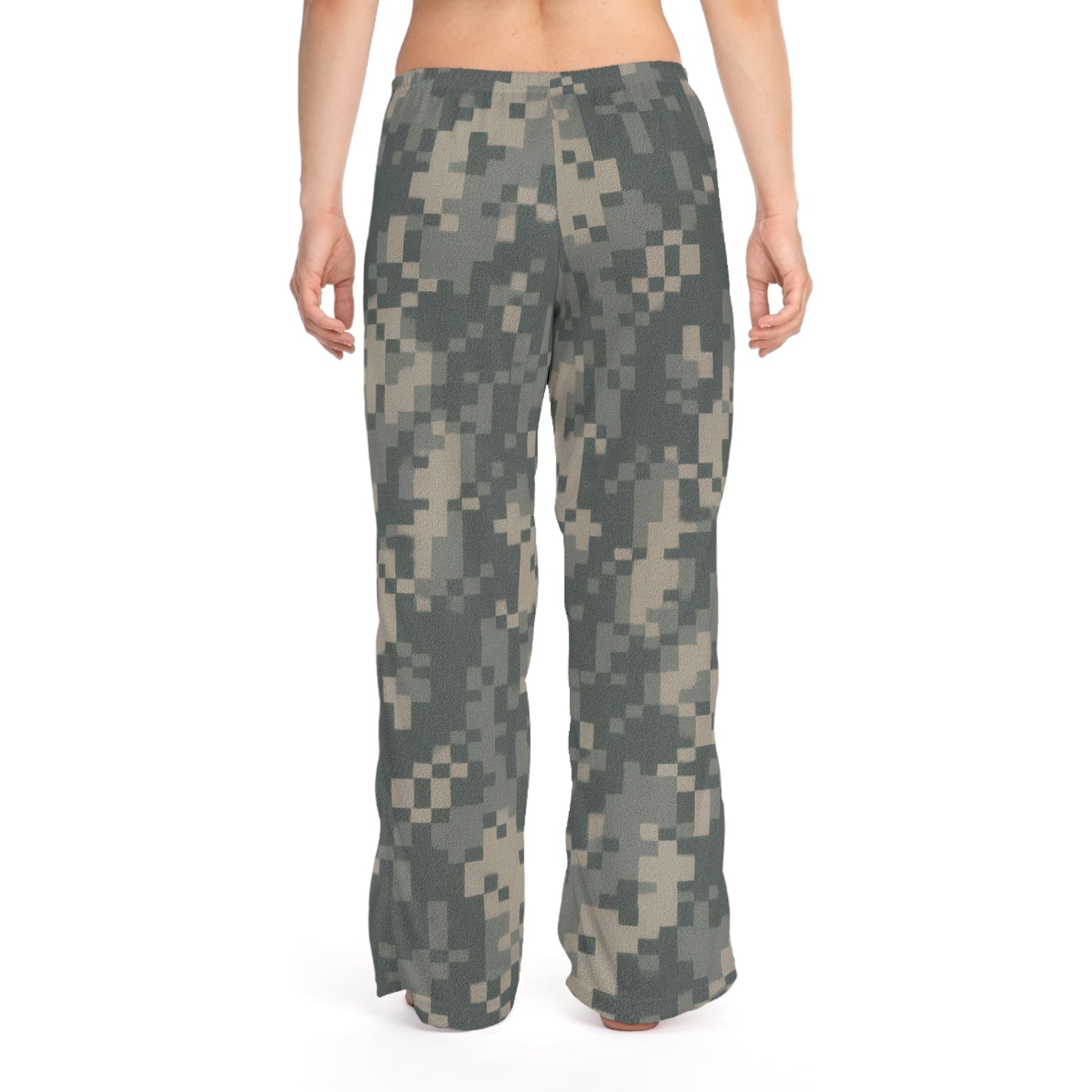 Camo Women's Pajama Pants — Digital Army Print Lounge Sleepwear