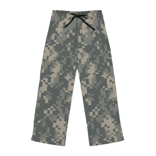 Camo Women's Pajama Pants — Digital Army Print Lounge Sleepwear