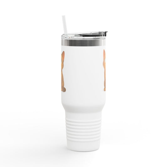 Cute Cat Insulated Travel Mug, 40oz - Perfect for Pet Lovers, Gifts for Cat Owners, Travel Accessories, Cute Drinkware, Animal Lovers - TRV
