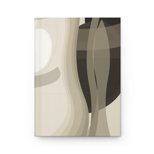 Neutral Abstract Shapes Journal | Hardcover Journal