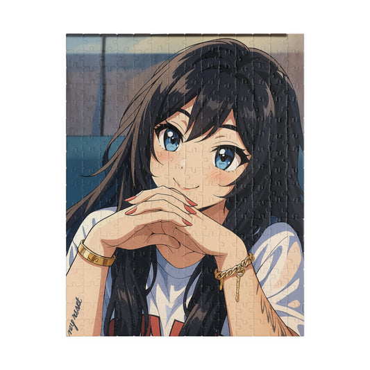 Anime Girl Portrait Puzzle | 520-Piece Jigsaw Puzzle - TRV