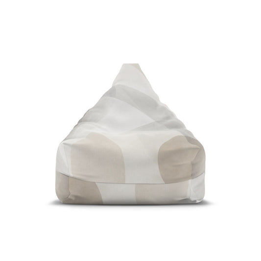 Neutral Geometric Pattern Bean Bag