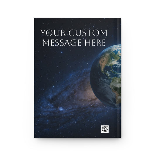 Earth from Space Journal | Galaxy Night Sky Hardcover Notebook - TRV