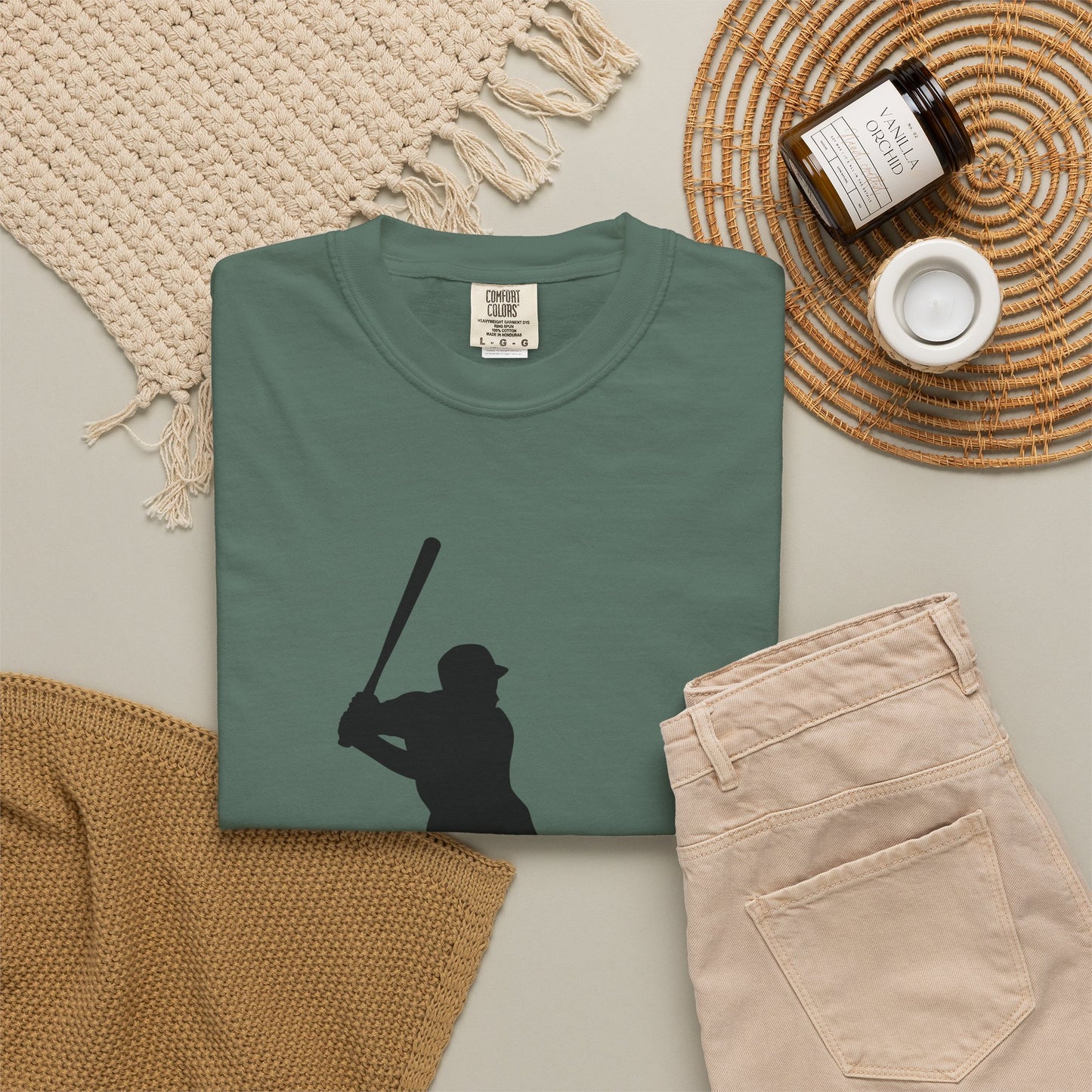 Unisex Baseball Silhouette Tee, Casual Wear, Sports Fan Apparel, Gift for Athletes, Summer Outing Outfit, Soft Cotton Shirt