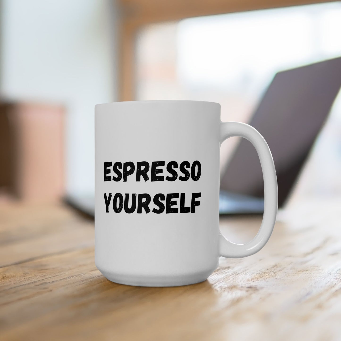 Espresso Yourself Ceramic Mug - Motivational Coffee Cup (11oz & 15oz) - TRV