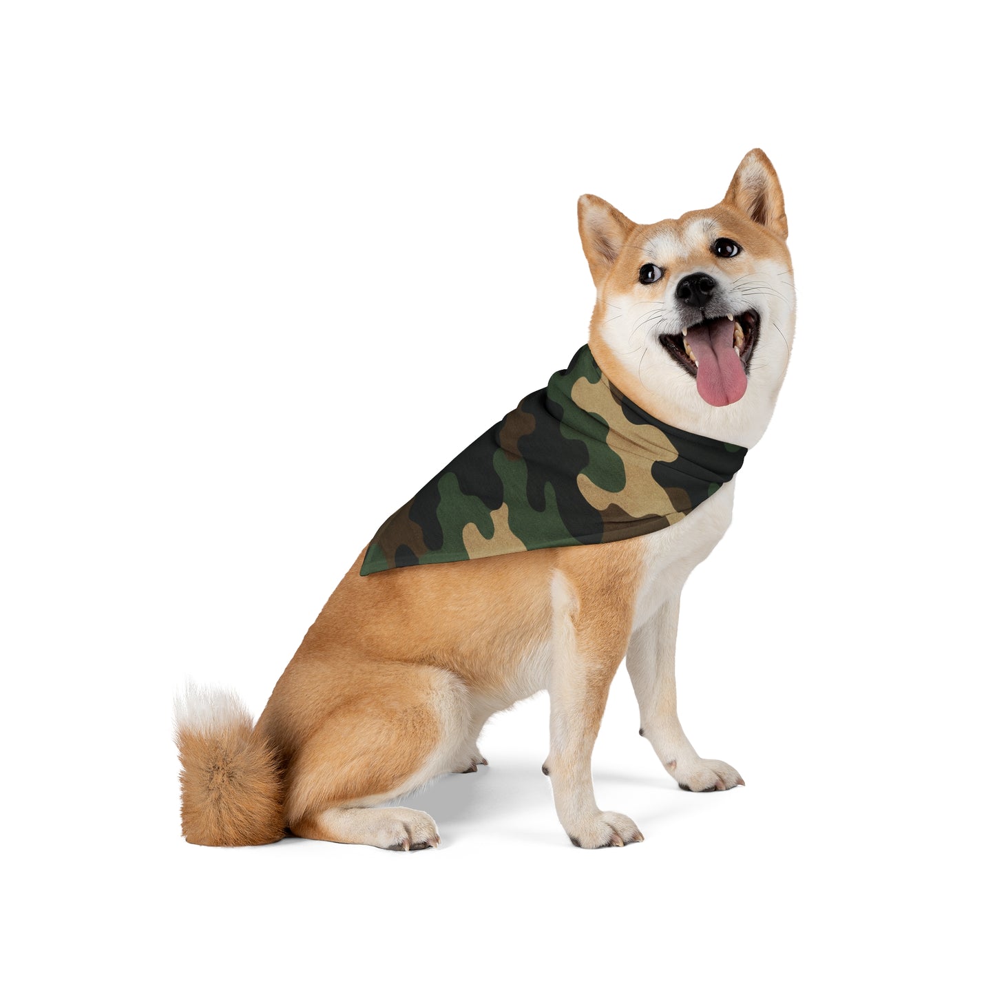 Camouflage Pet Bandana, Stylish Dog Accessory for Special Occasions, Outdoor Adventures, Holiday Gifts, Pet Fashion - TRV