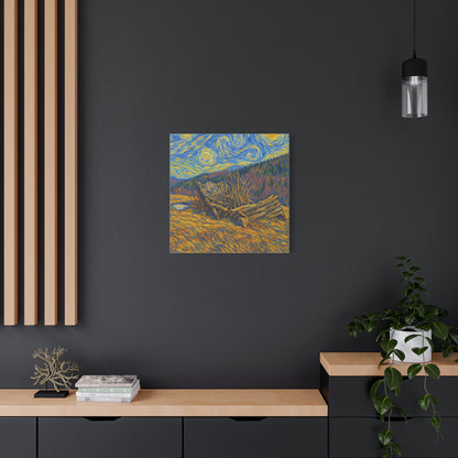 Artistic Van Gogh Style Canvas Wall Art, Nature Inspired Decor, Home Aesthetic, Gift for Art Lovers, Gallery Wall Piece, Living Room Decor, [...] - TRV