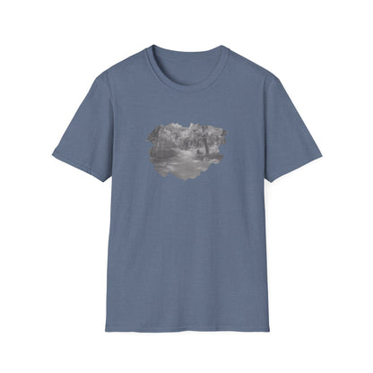 Serene Nature Landscape T-Shirt - Comfortable Unisex Tee, Outdoor Adventures, Nature Lover Gift, Casual Wear, Stylish Spring Top - TRV
