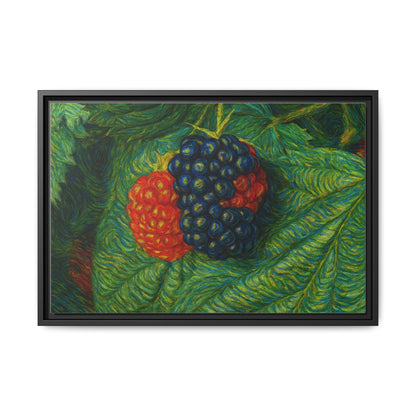 Van Gogh Style Blackberry Canvas Art, Framed Wall Decor, Botanical Print, Summer Home Decor, Gift for Garden Lovers - TRV