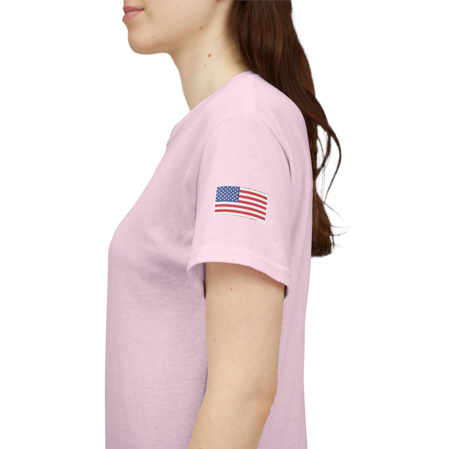 Freedom script tee | T-Shirt, American flag sleeve - TRV