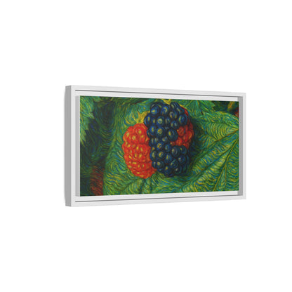 Van Gogh Style Blackberry Canvas Art, Framed Wall Decor, Botanical Print, Summer Home Decor, Gift for Garden Lovers - TRV