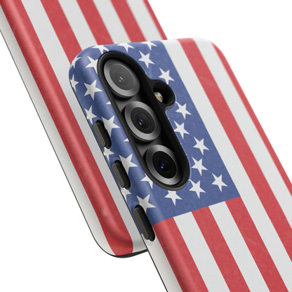 American Flag Phone Case - Patriotic Cell Cover, Tough Cases, USA Pride, Independence Day Gift, Veteran's Day, Phone Protection - TRV