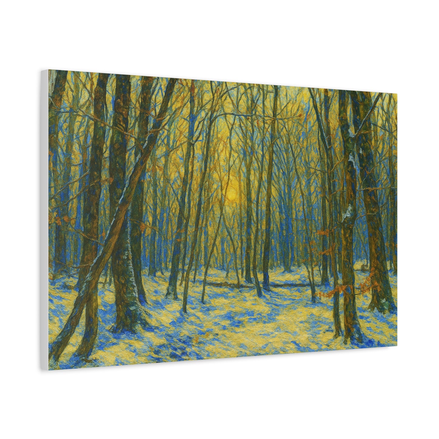 Forest Sunrise Canvas Print, Wall Art, Nature Photography, Home Decor, Gift for Nature Lovers, Landscape Artwork - TRV
