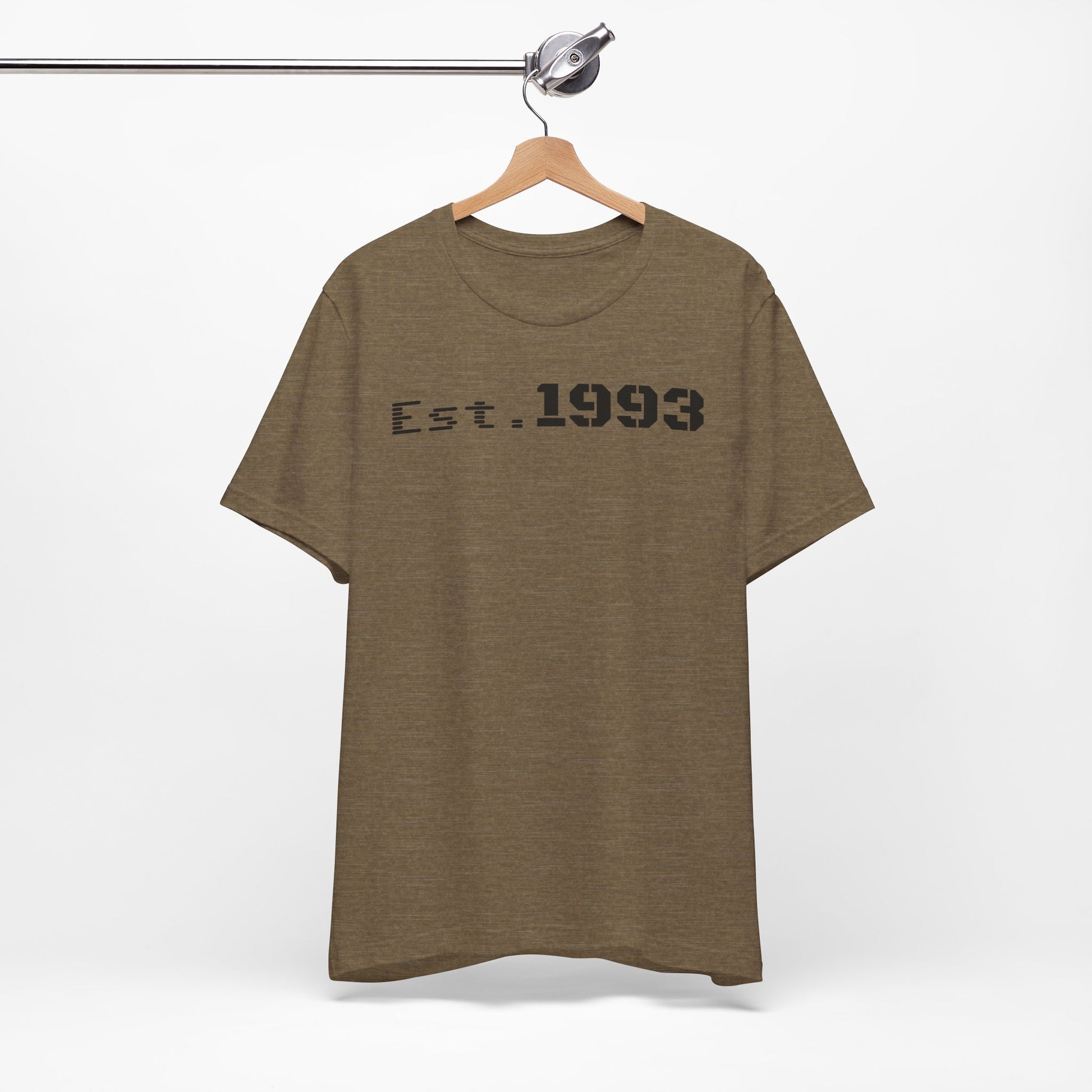 Est. 1993 Unisex Short Sleeve Tee - Perfect for Birthdays, Nostalgia, Casual Wear, Gifts, and Celebrations - TRV