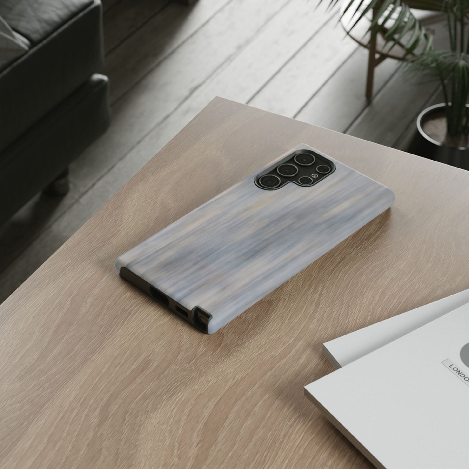 Stylish Tough Phone Case - Durable Protection with Modern Marble Design - TRV