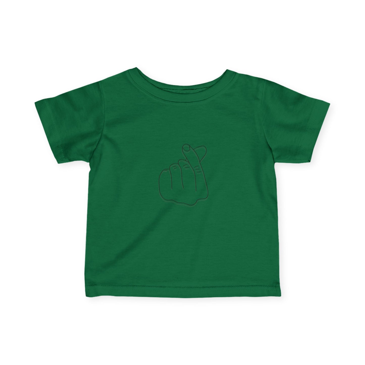 Cute Infant Tee with Love Hand Gesture Design