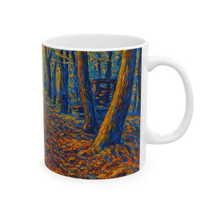 Colorful Abstract Pathway Ceramic Mug - TRV