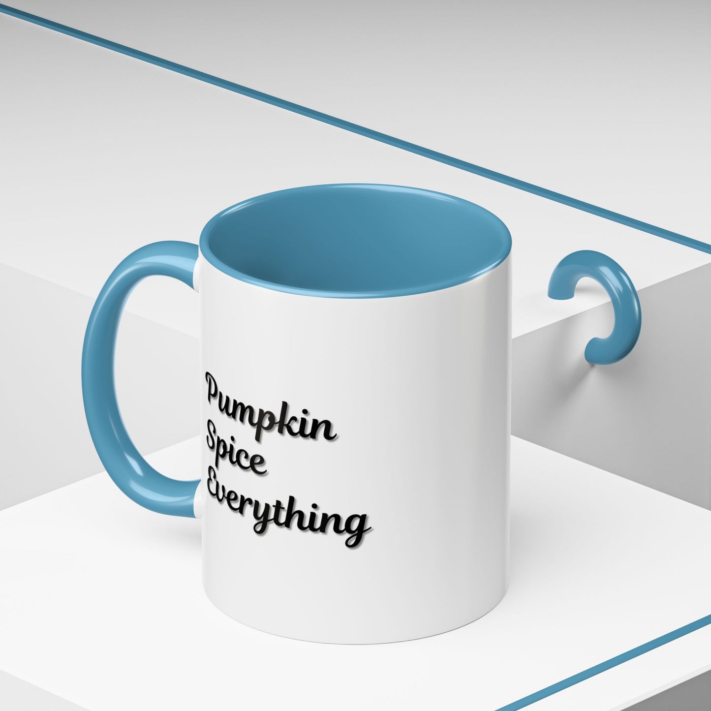 Pumpkin Spice Everything Accent Coffee Mug — Fall Seasonal 11/15oz