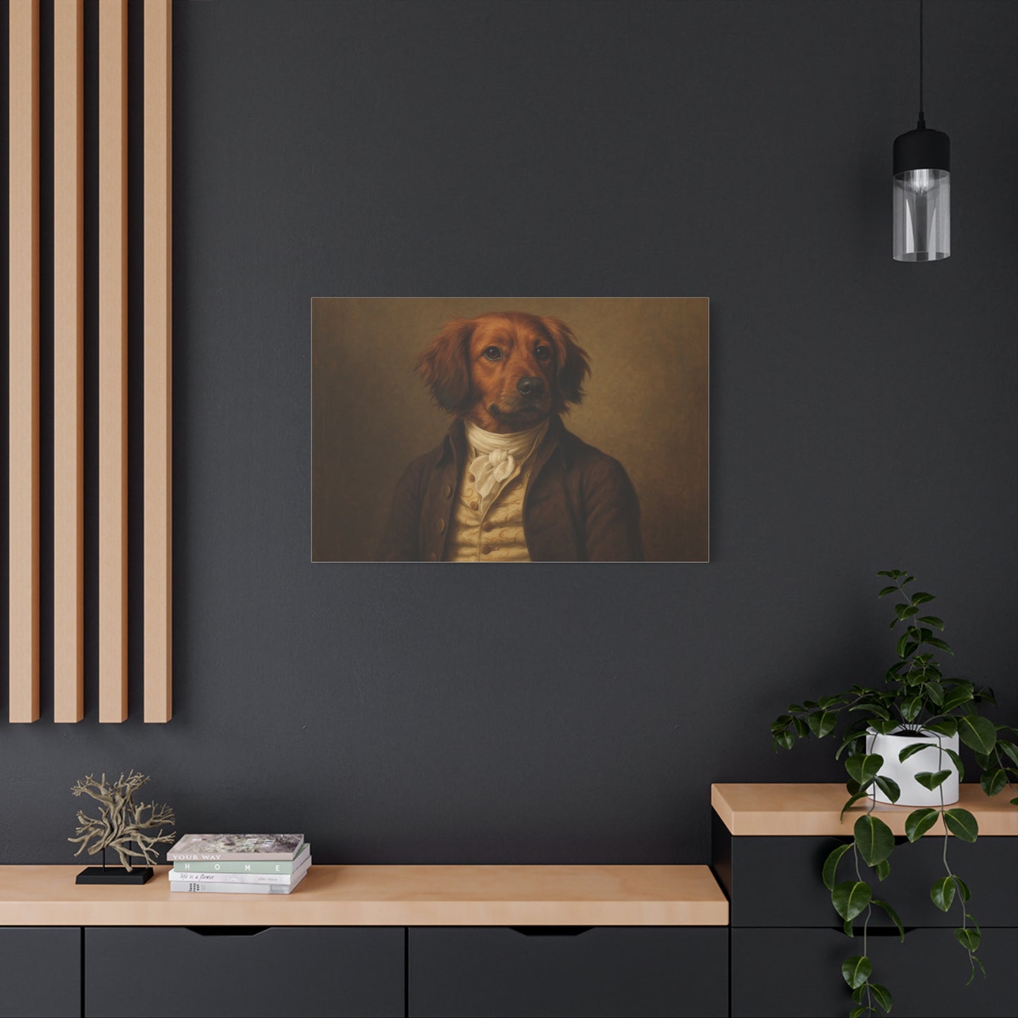 Regal Dog Portrait Matte Canvas - TRV