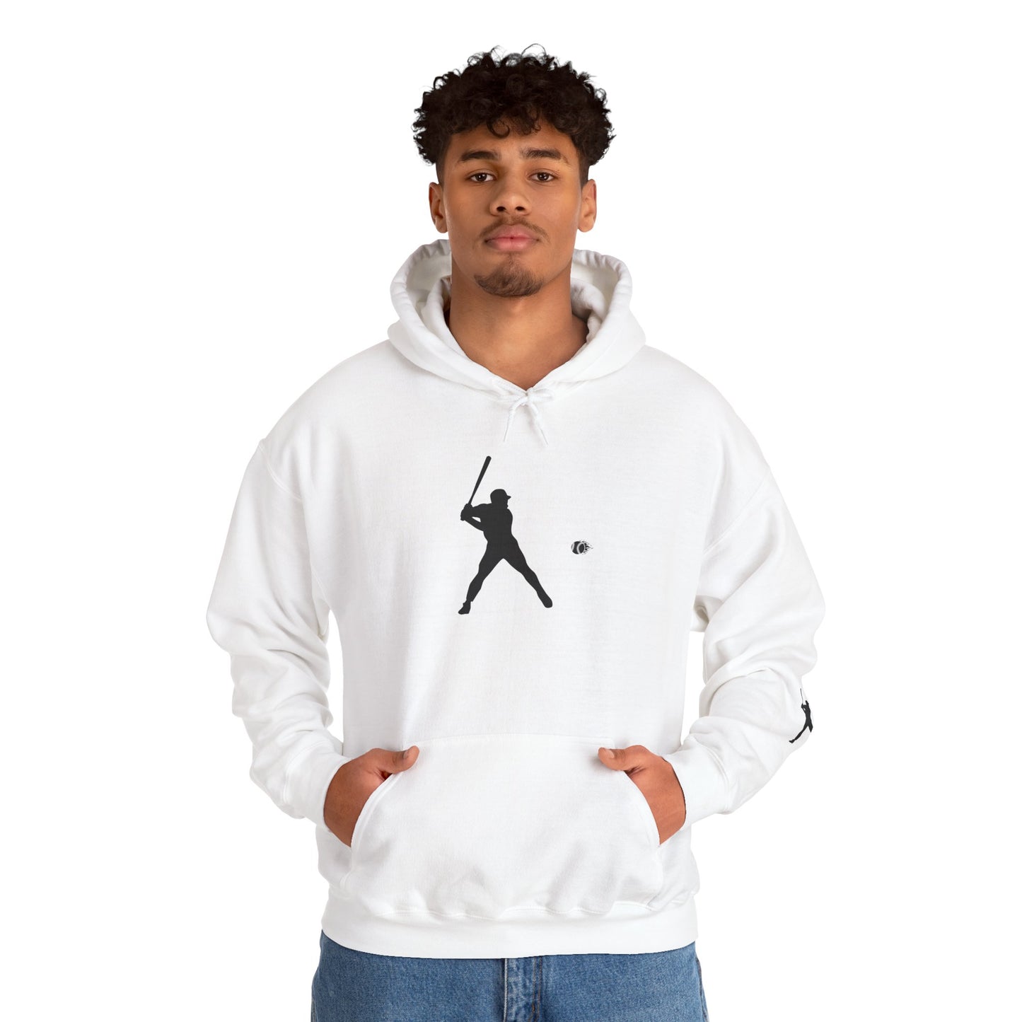 Baseball Themed Unisex Hoodie, Streetwear, Sports Fan Sweatshirt, Gift for Athletes, Casual Wear, Fall Fashion - TRV