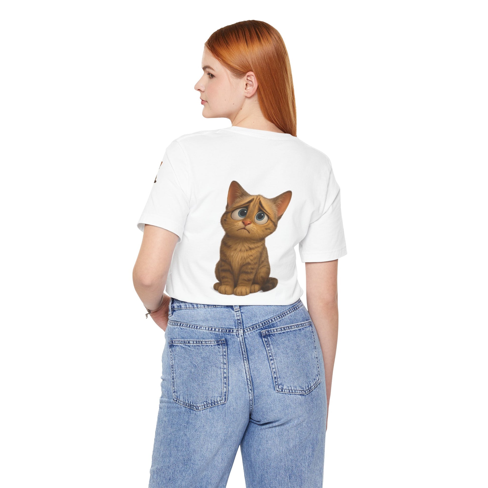 Adorable Cat Graphic Tee, Cute Pet Lover Shirt, Animal Lover Gift, Funny Cat Apparel, Birthday, Christmas, Everyday Use - TRV