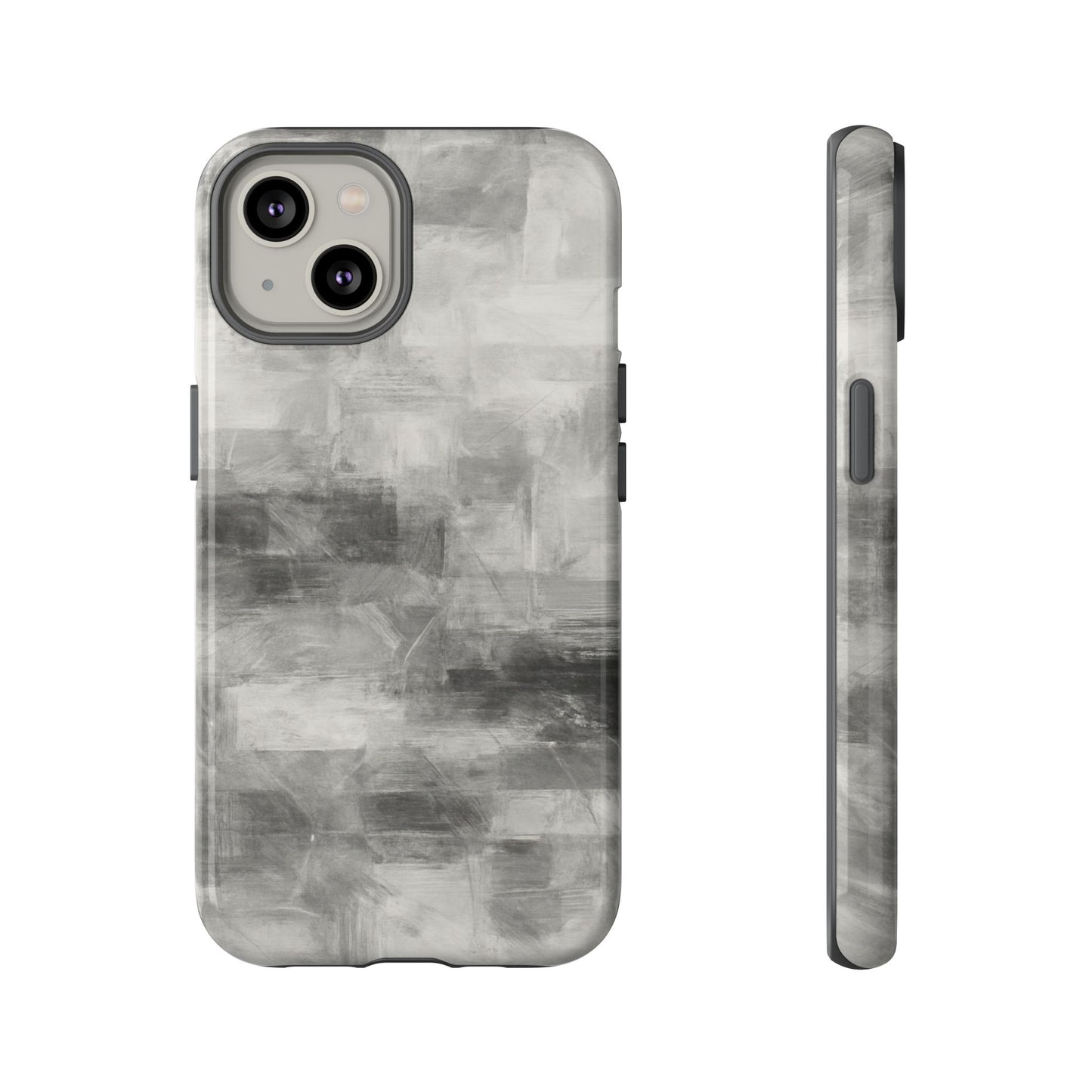 Stylish Phone Case for Tough Protection, Marble Grey Design, Customizable Gift for Her, Unisex Mobile Accessory, Birthday Present, [...] - TRV