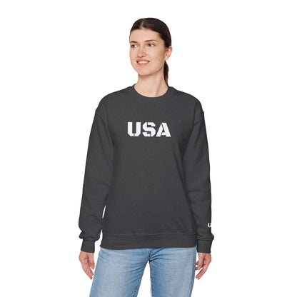 Cozy USA Unisex Crewneck Sweatshirt | Perfect Layering Piece for Every Season | Great Gift for Him/Her | Trendy Style for Casual Outings