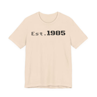 Est. 1985 Vintage Unisex Tee, Retro Birthday T-Shirt, Perfect Gift for 1980s Lovers, Casual Apparel, Timeless Style