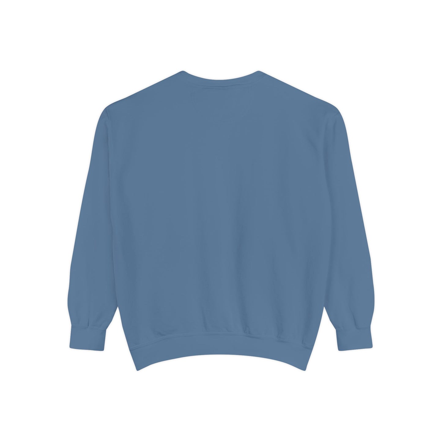 Minimalist Peace Hand Sweatshirt — Small Chest Line Art Crewneck