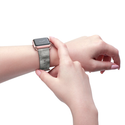 Gray Watercolor Camouflage Watch Band | Neutral Abstract Apple Watch Strap - TRV