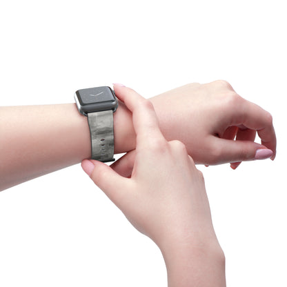 Gray Watercolor Camouflage Watch Band | Neutral Abstract Apple Watch Strap - TRV