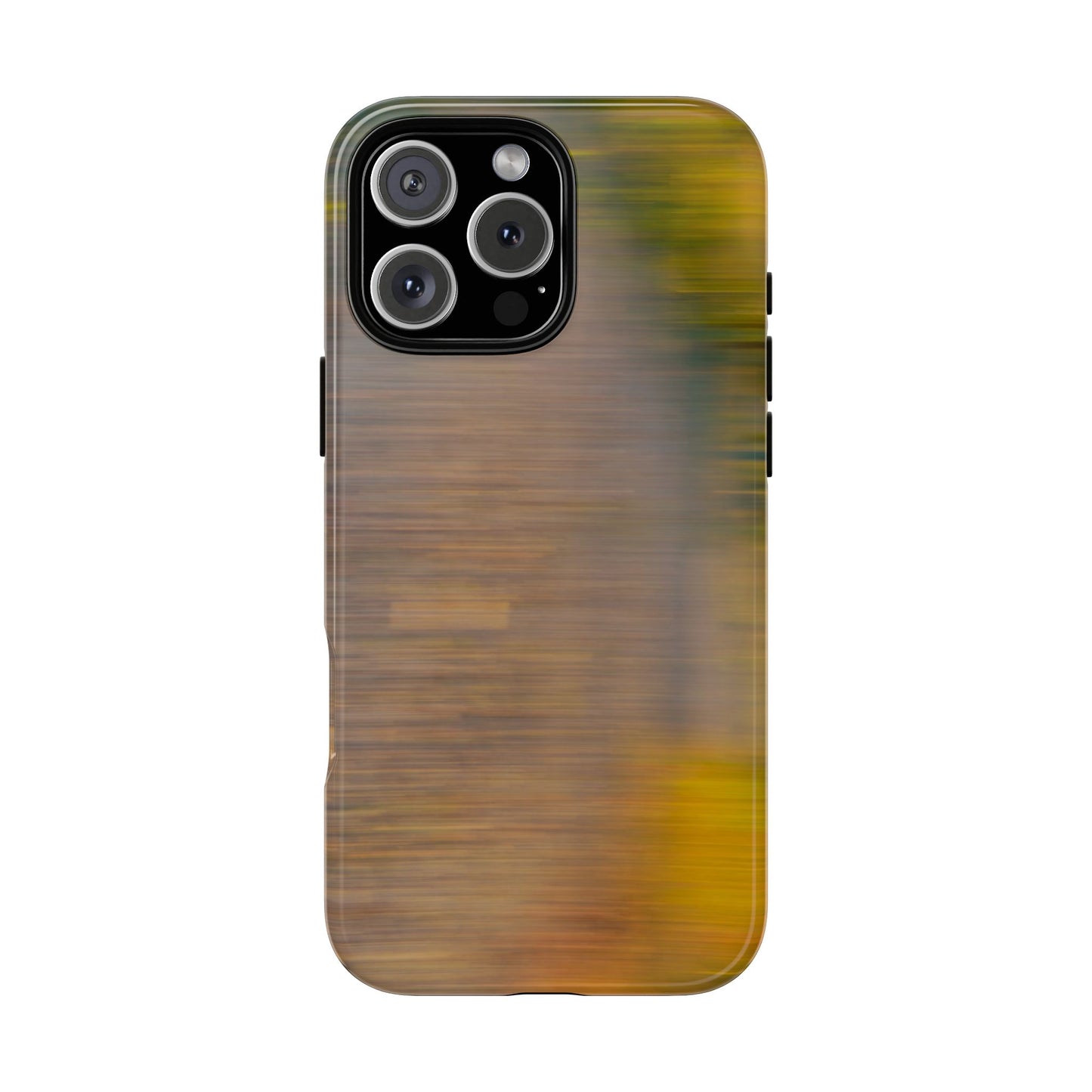 Autumn Blur Tough Phone Case — Fall Colors Protective iPhone Cover