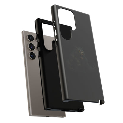 Werewolf Phone Case, Tough Cases, Black Panther Design, Gift for Animal Lovers, Phone Accessories, Fierce Phone Protection - TRV