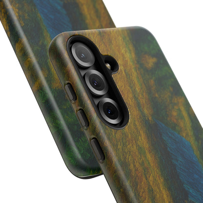 Artistic Phone Case by Tough Cases, Nature-Inspired Phone Protection, Unique Gift for Nature Lovers, Stylish Accessory, Fall Aesthetic - TRV